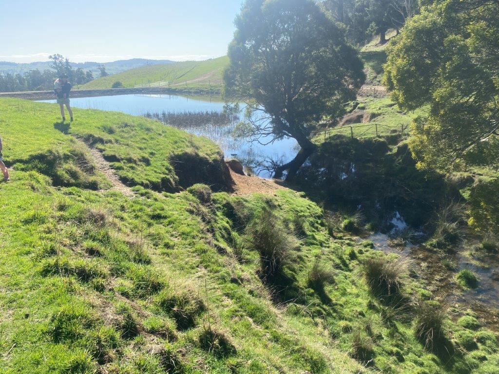 Tree Plantings and Exclusion Fencing/Off Stream Water Points - Western Creek Farm Dam logo